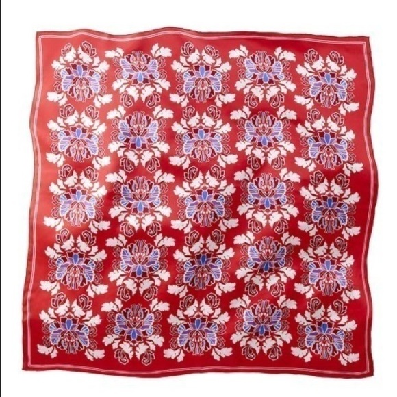 Shanghai Tang 100% Mulberry Silk Scarf 43x43in